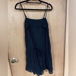 #179-K WOMAN-black romper